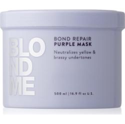 Schwarzkopf Professional Blondme Bond Repair Purple Mask maska do włosów neutralizująca żółtawe odcienie 500 ml