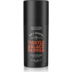 Scottish Fine Soaps Thistle & Black Pepper krem nawilżający do twarzy dla mężczyzn 100 ml