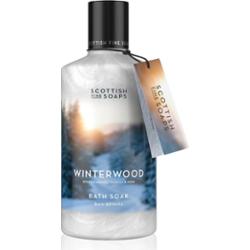 Scottish Fine Soaps Winterwood piana do kąpieli z brokatem 300 ml