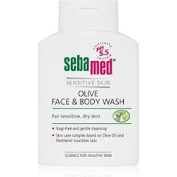 Sebamed Wash delikatna emulsja myjąca do twarzy i ciała z olejem z oliwek 200 ml