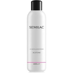 Semilac Liquids czysty aceton do usuwania hybrydy i żelu 1000 ml
