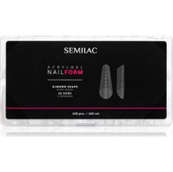Semilac Accessories Acrylgel Nail Form szablony do paznokci rozmiar Almond 120 szt.