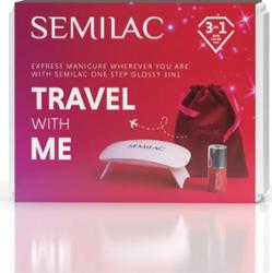 Semilac Set Travel With Me zestaw podróżny do paznokci 1 szt.