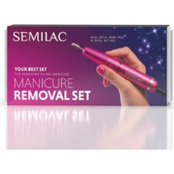 Semilac Set Manicure Removal elektryczny pilnik do paznokci z akcesoriami
