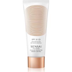 Sensai Silky Bronze Cellular Protective Cream przeciwzmarszczkowy krem do opalania SPF 30 50 ml