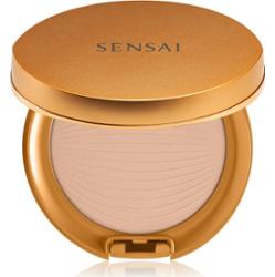 Sensai Silky Bronze Natural Veil Compact kompaktowy podkład pudrowy dla efektu rozjaśnienia i wygładzenia skóry odcień SC02 Natural 8,5 g