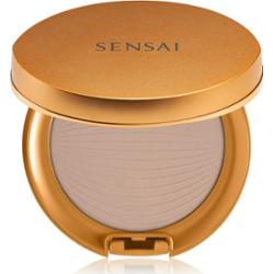 Sensai Silky Bronze Natural Veil Compact kompaktowy podkład pudrowy dla efektu rozjaśnienia i wygładzenia skóry odcień SC03 Medium 8,5 g