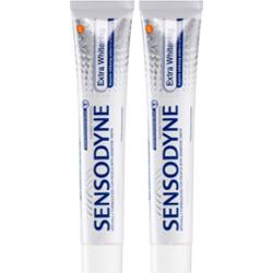 Sensodyne Extra Whitening wybielająca pasta do zębów z fluorem dla wrażliwych zębów 2x75 ml