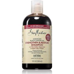 Shea Moisture Jamaican Black Castor Oil Strengthen & Restore szampon wzmacniający do włosów kręconych 384 ml