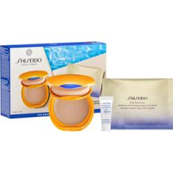 Shiseido Expert Sun Protector Tanning Compact Foundation SPF10 zestaw upominkowy dla kobiet odcień Honey