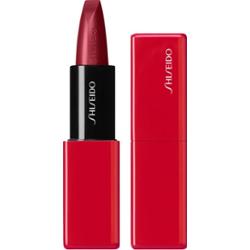 Shiseido Makeup Technosatin gel lipstick aksamitna szminka odcień 411 Scarlet Cluster 4 g