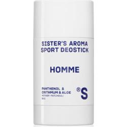Sister's Aroma Homme Sport Deostick dezodorant w sztyfcie przeciw nieprzyjemnym zapachom i poceniu dla mężczyzn 50 g