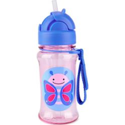 Skip Hop Zoo Tritan butelka ze słomką Butterfly 12m+ 355 ml