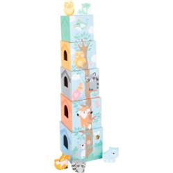 Small foot Stacking Tower Pastel Animals układanka wieża 12m+ 10 szt.