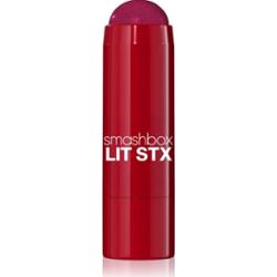 Smashbox LIT STX Blushlighter róż do policzków z rozświetlaczem w sztyfcie odcień Pixel Plum 5 g