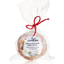 Soaphoria Milky Touch Fizzy Bath Bomb regenerująca kula do kąpieli z efektem wzmacniającym 85 g