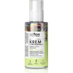 So!Flow - Normalizing Face Cream with Vitamin C - Normalizujący krem z witaminą C - Skóra tłusta i mieszana - 50 ml