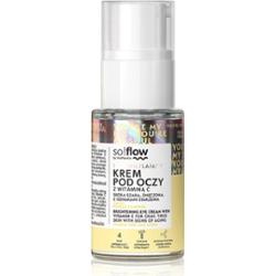so!flow Brightening Eye Cream With Vitamin C detoksykujący i rozświetlający krem pod oczy z witaminą C 15 ml