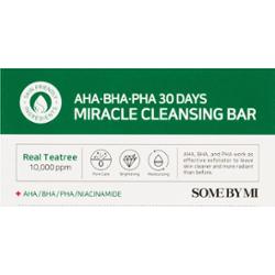 Some By Mi AHA∙BHA∙PHA 30 Days Miracle Cleansing Bar nawilżające mydło oczyszczające do cery tłustej i problematycznej 106 g