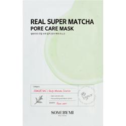 Some By Mi Clinical Solution Super Matcha Pore Care Mask maska pielęgnująca w płacie do ściągnięcia porów i nadania skórze matowego wyglądu 20 g