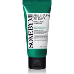 Some By Mi AHA∙BHA∙PHA 30 Days Miracle Acne Clear Foam pianka dogłębnie oczyszczająca do skóry z problemami 50 ml
