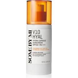 Some By Mi V10 Hyal Hydra Capsule Sunscreen krem ochronny dla skóry wrażliwej i nietolerancyjnej SPF 50+ 40 ml