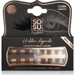 SOSU Cosmetics Hidden Agenda Undetectable Lashes kępki rzęs bez węzełków 12 mm
