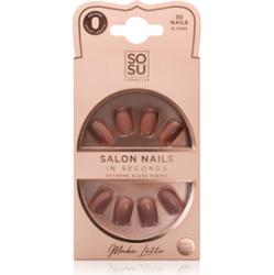 SOSU Cosmetics Salon Nails sztuczne paznokcie odcień Mocha Latte 30 szt.