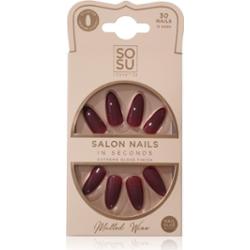 SOSU Cosmetics Salon Nails sztuczne paznokcie odcień Mulled Wine 30 szt.