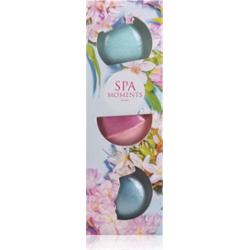 Spa Moments Fizzy Bath Bombs Shea Butter musujące kule do kąpieli z masłem shea