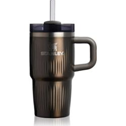Stanley Quencher H2.O FlowState™ Fluted Tumbler kubek ze stali nierdzewnej ze słomką mały Gunmetal Shine 600 ml