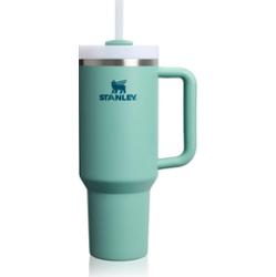 Stanley Quencher H2.O FlowState™ Tumbler kubek ze stali nierdzewnej ze słomką duży Spring Green 1180 ml