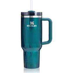 Stanley Quencher H2.O FlowState™ Fluted Tumbler kubek ze stali nierdzewnej ze słomką duży Marina Shine 1180 ml