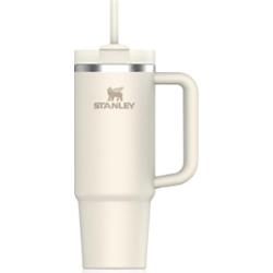 Stanley Quencher H2.O FlowState™ Tumbler kubek ze stali nierdzewnej ze słomką średni Cream 890 ml