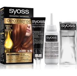 Syoss Oleo Intense trwała farba do włosów z olejem odcień 6-76 Warm Copper 1 szt.