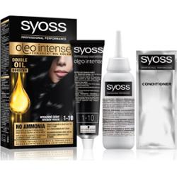 Syoss Oleo Intense trwała farba do włosów z olejem odcień 1-10 Intense Black 1 szt.