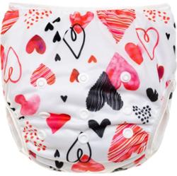 T-TOMI Diaper Swimwear Hearts pielucho-kąpielówki nadające się do prania 5-12 kg 1 szt.