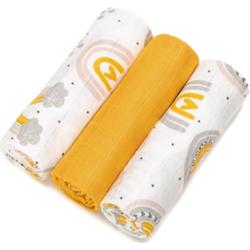 T-TOMI TETRA Cloth Diapers HIGH QUALITY pieluchy wielorazowe Rainbow 70x70 cm 3 szt.