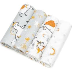 T-TOMI Cloth Diapers Unicorns pieluchy wielorazowe 76x76 cm 4 szt.