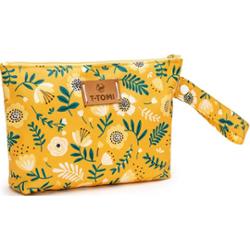 T-TOMI Small Baggie torba podróżna Mustard flowers 18x24 cm