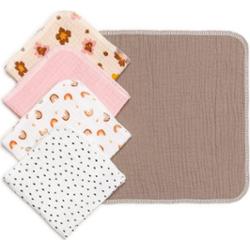 T-TOMI BIO Muslin Napkins chusteczki 25 x 25 cm Girl 5 szt.