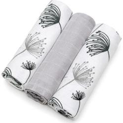 T-TOMI TETRA Cloth Diapers HIGH QUALITY pieluchy wielorazowe Dandelions 70x70 cm 3 szt.