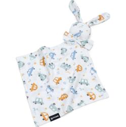 T-TOMI BIO Muslin Cuddle Cloth przytulanka do spania Traffic 1 szt.