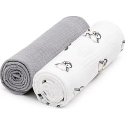 T-TOMI BIO Muslin Diapers pieluchy wielorazowe Penguin 65x65 cm 2 szt.