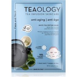 Teaology White Tea Peptide Mask maska w płacie intensywnie napinająca i rozjaśniająca skórę 21 ml