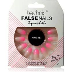 Technic Cosmetics False Nails Squareletto sztuczne paznokcie Ombre 24 szt.