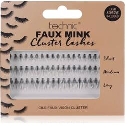 Technic Cosmetics Faux Mink Cluster Lashes sztuczne rzęsy z klejem 54 szt.