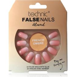 Technic Cosmetics False Nails Almond sztuczne paznokcie French Ombré 24 szt.