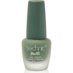 Technic Cosmetics Matte Nail Varnish długotrwały lakier do paznokci z matowym wykończeniem odcień Green Whit Envy 12 ml