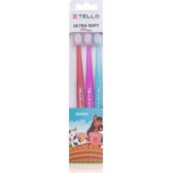 TELLO 4480 Junior 3pack szczoteczka do zębów dla dzieci 3 szt.
